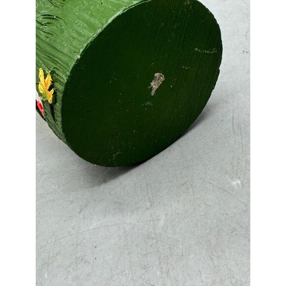 Vintage Christmas Victoria Moose Snow Globe Green Base & Maple Leaf Design READ - Picture 8 of 8